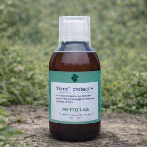 PHYTOLAB Vermi Protect liquide vermifuge naturel plante chien chat