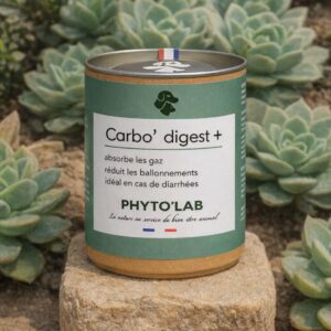 PHYTOLAB Carbo digest chien chat charbon actif transit gaz